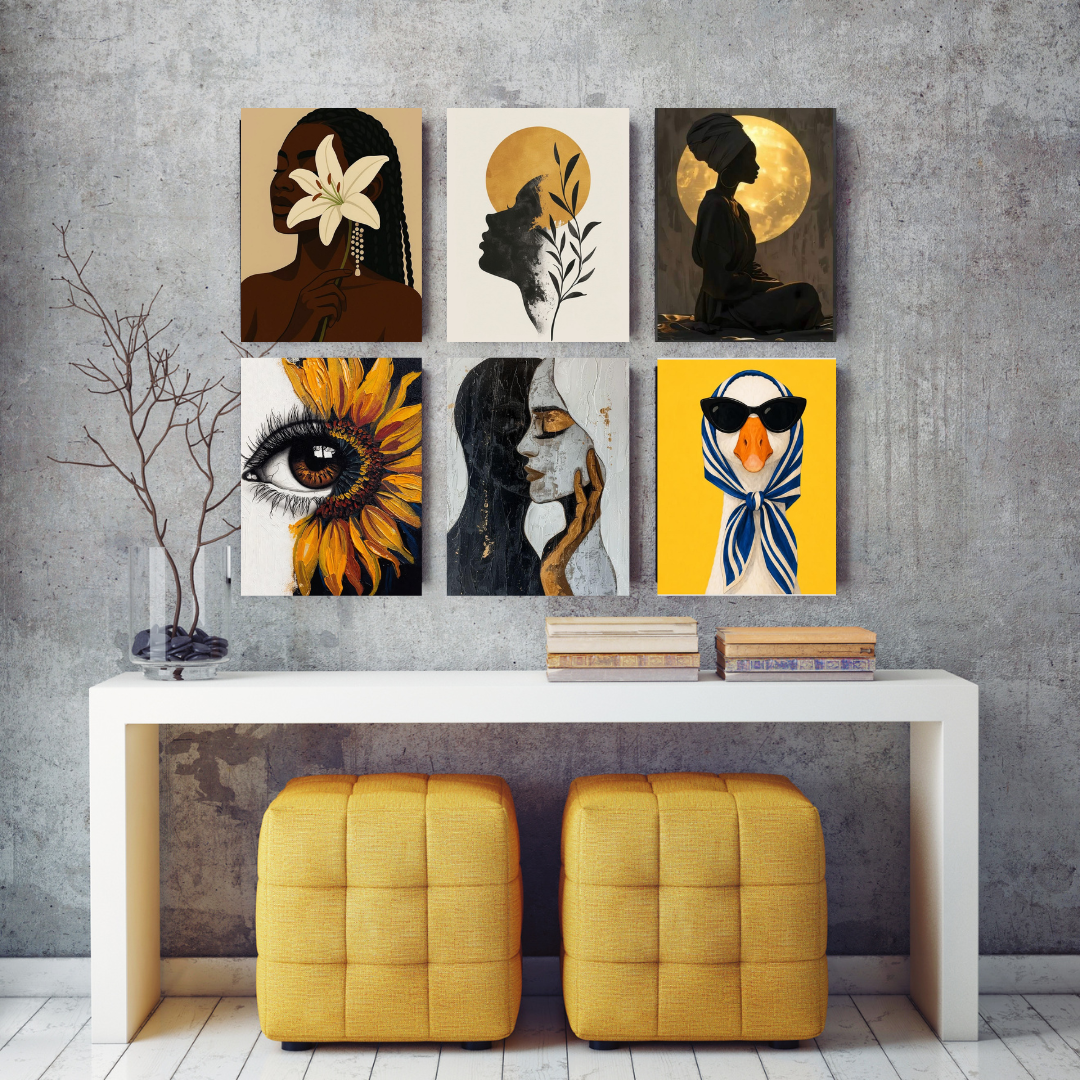 The Full Wall - 6 Piece A4 Set